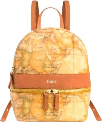 Alviero Martini 1A Classe Zainetto - Dames - Rugzakken - Beige - ONE Size - Leer - Tassen
