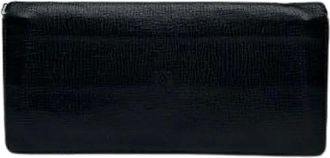 Loewe Pre-owned Wallets, female, Black, Size: ONE SIZE Pre-owned Leather Wallet