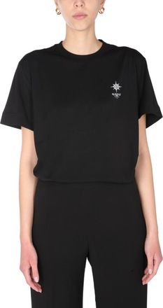 Givenchy Black Graphic Crew Neck T-Shirt