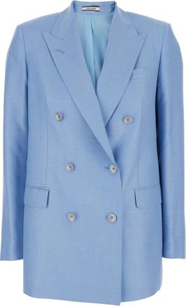 Tagliatore Jasmine Jacket - Dames - Blazers - Blauw - L - Wol - Jassen