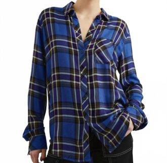 Rails Hunter Shirt In Sapphire Indigo