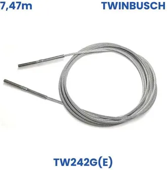 OEM Cable De Repuesto Twin Busch: Cable De Elevaci&oacute;n De Acero De 7,47 M Para Tw242g(e)