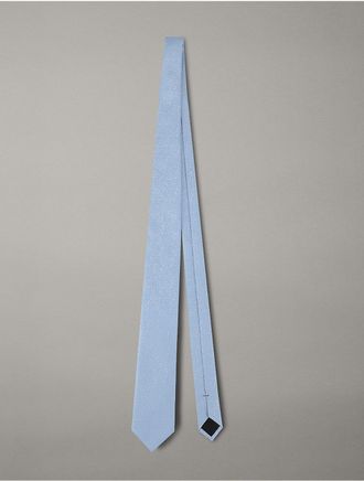 Calvin Klein Mens Madison Botanical Tie - Blue