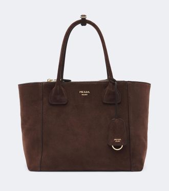 Prada Prada Nova Large suede tote bag