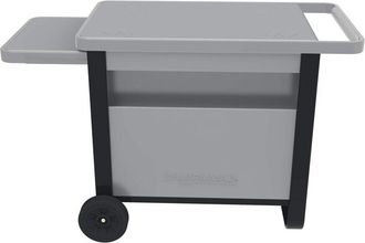 Campingaz Carrello tavolo trolley deluxe per barbecue portatile con ruote in acciaio inox - Campingaz