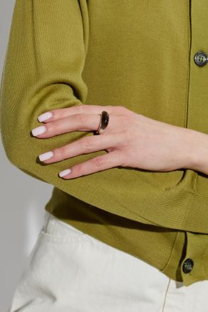 LI&Eacute; STUDIO Beatrice Ring With A Semi-precious Stone, Womens, Silver