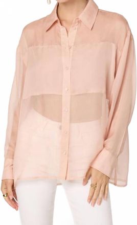 Astr Evie Shirt In Blush