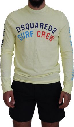 Dsquared2 Dsquared&sup2; Colorful Print Long Sleeves Top Mens T-shirt (Pre-Owned)