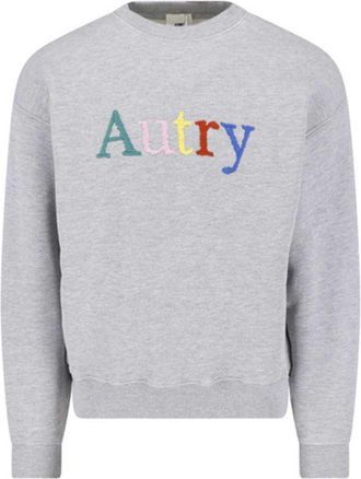 Autry zwaargewicht 120 D jersey sweatshirt, donker gem&ecirc;leerde kleur