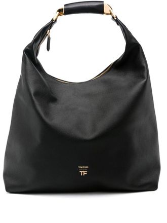 Tom Ford Borsa a spalla con stampa - Nero