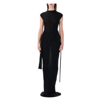 Ottolinger Gowns, female, Black, Size: M Sleevy Maxi Dress