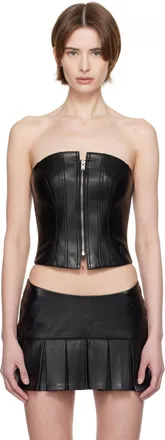 【送料&関税込】Saint Laurent Black Modal Blend Top Saint Laurent Black Modal Blend Top from $409.00 - on Stylight