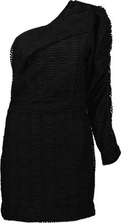 Iro Asymmetrische Geborduurde Jurk Dannie - Dames - Korte kleedjes - Zwart - M - Kleedjes