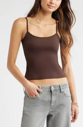 BP. Smooth Stretch Camisole in Brown Coffee at Nordstrom, Size Xx-Small