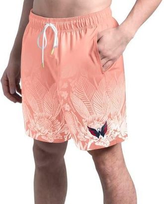Margaritaville Mens Margaritaville Pink Washington Capitals Lagoon Fiesta Swim Short at Nordstrom, Size Xx-Large