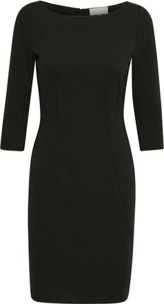 Inwear Elegante Zwarte Bagulio Jurk - Dames - Korte kleedjes - Zwart - 2XL - Polyester - Kleedjes