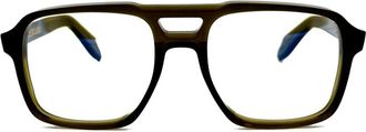 Cutler and Gross Occhiali con montatura stile pilota - Verde