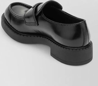 Prada leather loafers