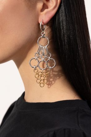 Isabel Marant Brass Earrings, Womens, Silver