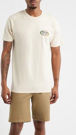 Brixton Rhett Cotton Graphic T-Shirt in Cream at Nordstrom, Size Xx-Large