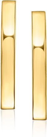 Canaria Canaria 10kt Yellow Gold Bar Stud Earrings