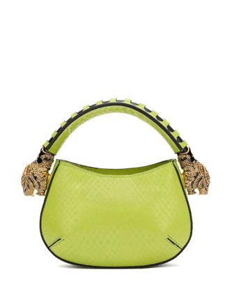 Roberto Cavalli Roar mini bag - women - Spandex/Elastane/Cotton/Bos Taurus - One Size - Green