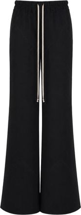 Rick Owens Wide-Leg Drawstring Pants with Minimalist Aesthetic