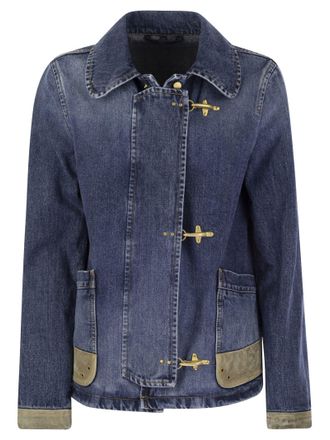 Fay 3 Hook Denim Jacke