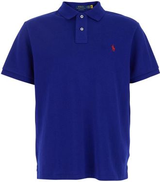 Polo Ralph Lauren Stijlvolle T-shirts en Polos - Heren - Polos - Blauw - S - Katoen - Tops