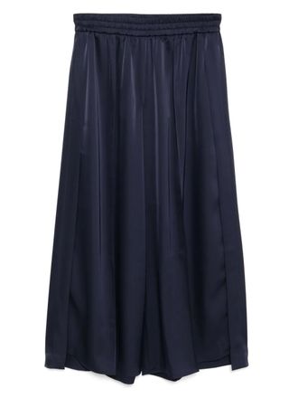 GOEN.J slit palazzo pants - Blue