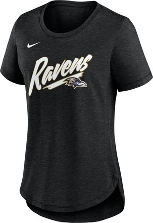 Nike Baltimore Ravens Primetime Nike Womens NFL T-Shirt in Black | NKMV00H8G-NFN