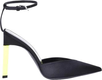 The Attico Pumps met vierkante hak - Dames - Pumps - Zwart - 36 EU - Schoenen