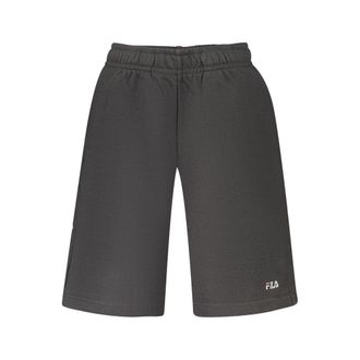 Fila Zwarte Katoenen Heren Broek