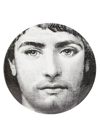 Fornasetti plate - unisex - China - One Size - Black