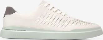 Cole Haan Mens GrandPr&oslash; Rally Laser Cut Sneakers - White Size 10.5