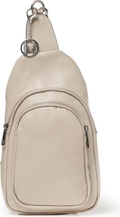 Melluso Marsupio zainetto in pelle panna bor997