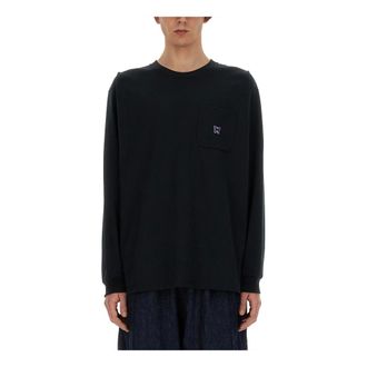 Needles Heren, Tops, Zwart, Maat: S Jersey