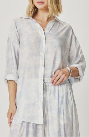 Splendid Iris Paisley Shirt in Antique Pearl White at Nordstrom, Size Medium