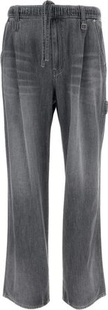 Wooyoungmi Wide Jeans - Heren - Loose Fit Jeans - Grijs - S - Denim - Jeans