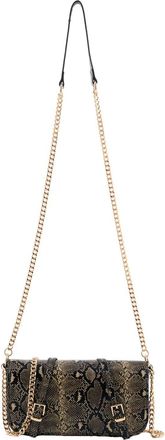 Seidenfelt Manufaktur cross body bag shoulder bag Lilleby Crossbag Reptile Beige black