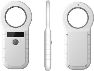 OEM Lector De Microchips Para Mascotas, Lector De Microchips, Perros/gatos/ganado, 134,2 Khz/125 Khz Con Oled, Blanco