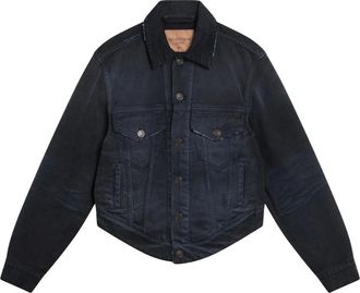 Balenciaga Denim Shirts, female, Blue, Size: S Denim Shirt