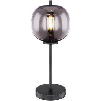 Globo Lighting L&aacute;mpara De Mesa - Blacky - Negro - Vidrio Metal Vidrio - Globo
