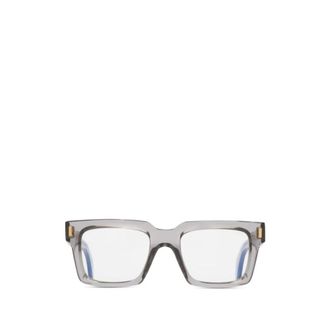 Cutler and Gross Glasses, unisex, Gray, Size: 50 MM Square Optical
