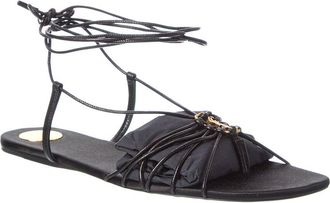 Saint Laurent Dnu Pack Saint Laurent Babylone Leather Sandal