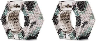 Darkai Orecchini Camo Bolt - Argento