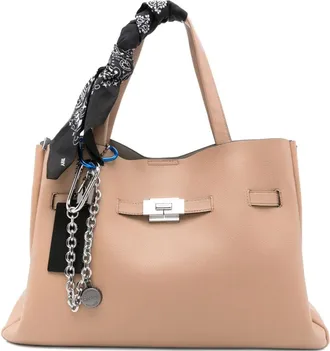 DKNY Borsa tote Bryar grande - Toni neutri