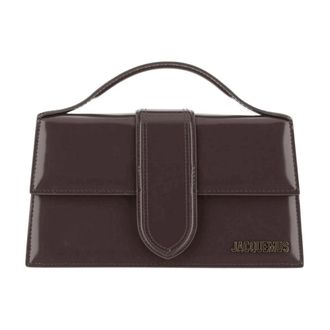 Jacquemus Le Grand Bambino Leren Tas - Dames - Tassen - Bruin - Maat: ONE Size Katoen