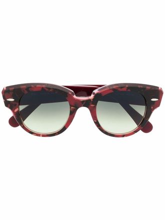 Ray-Ban tortoiseshell-effect cat-eye sunglasses - women - Acetate - 47 - Red