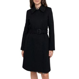 Burberry Abrigo Saffron de cachemira - Coats - Mujer - Negro - M